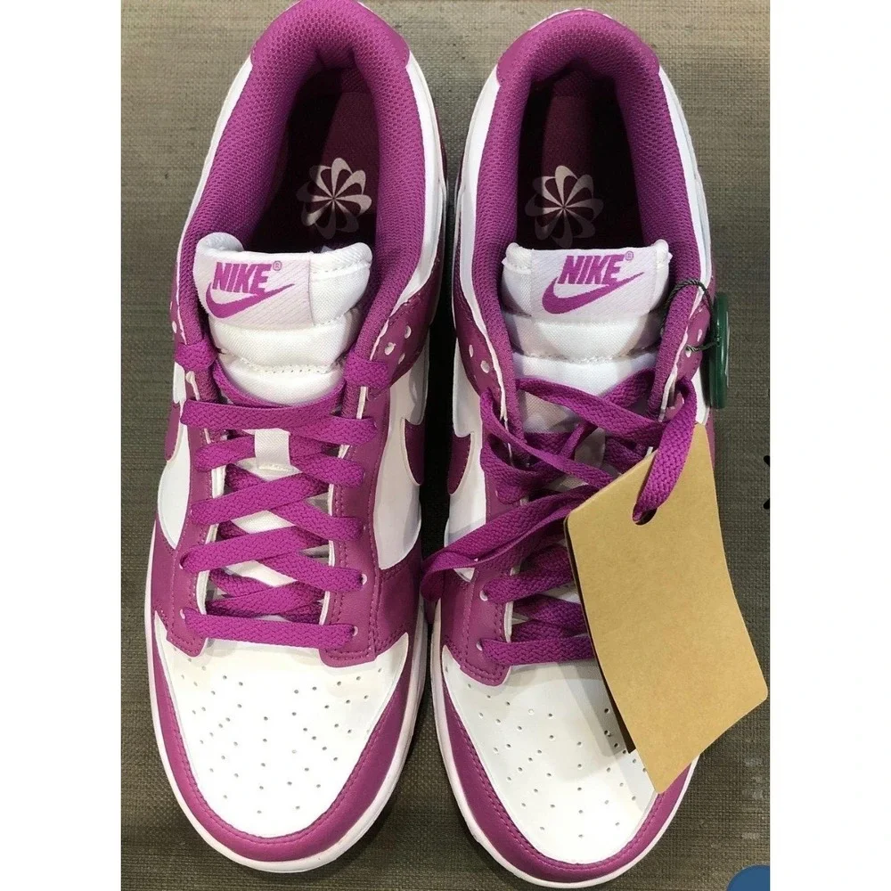 Nike Dunk Low Next Nature White Hot Fuchsia DD1873 110‎ Women's Size 11